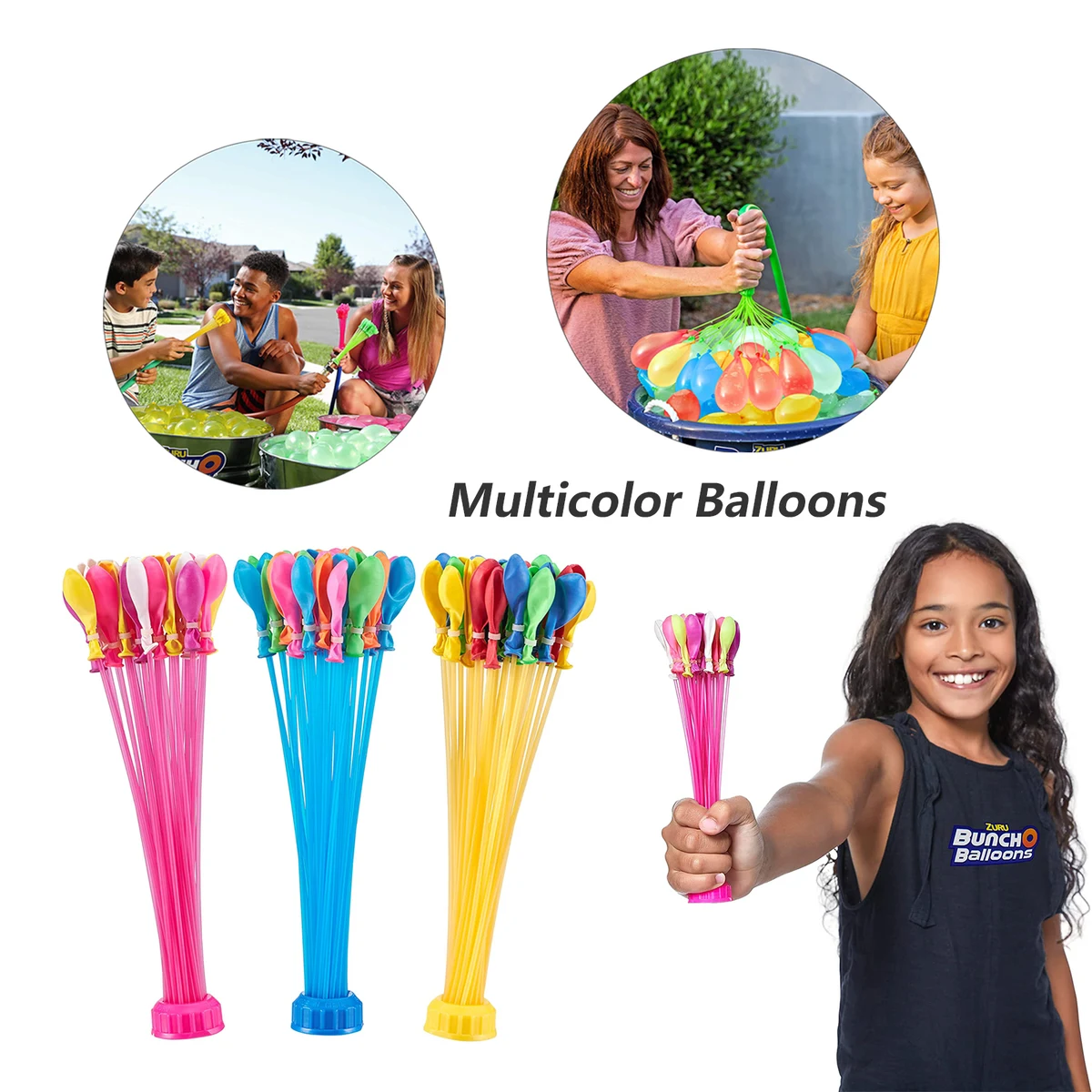 Rapid-Fill Crazy Color Water Balloons 1