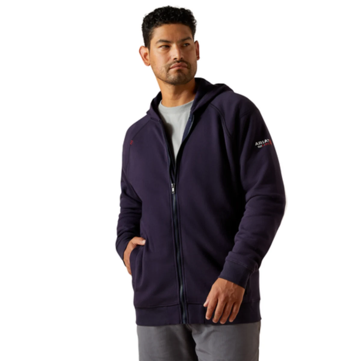 Ariat FR Rev Full Zip Hoodie, custom hoodie or sweatshirt with logo imprint 1