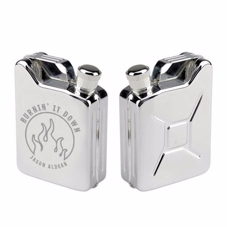 Maxam 5oz Stainless Steel Gas Can Flask