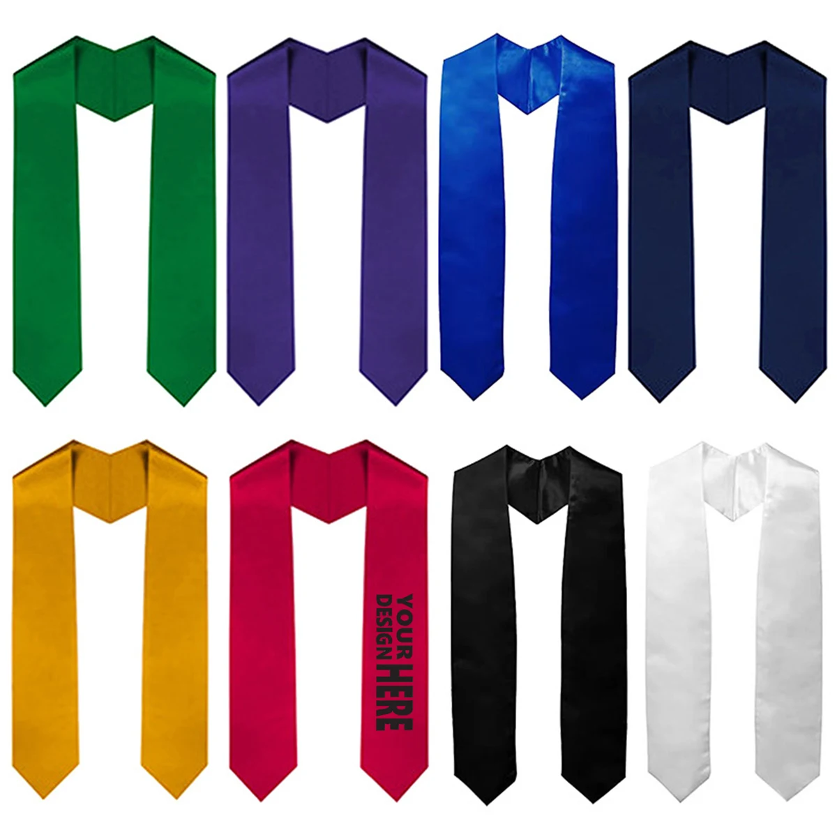 Custom Satin Graduation Sash For Celebration Events 1