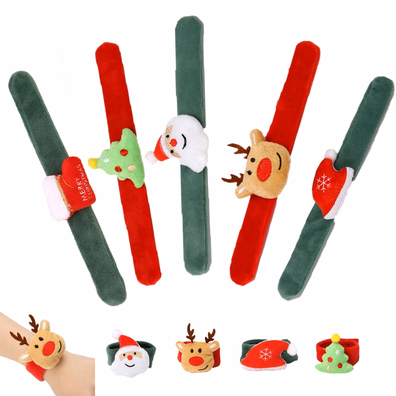 Christmas Slap Bracelets Bands Toys