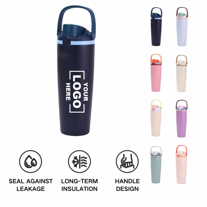 30oz Stainless Steel Insulated Cup Sports Water Bottle