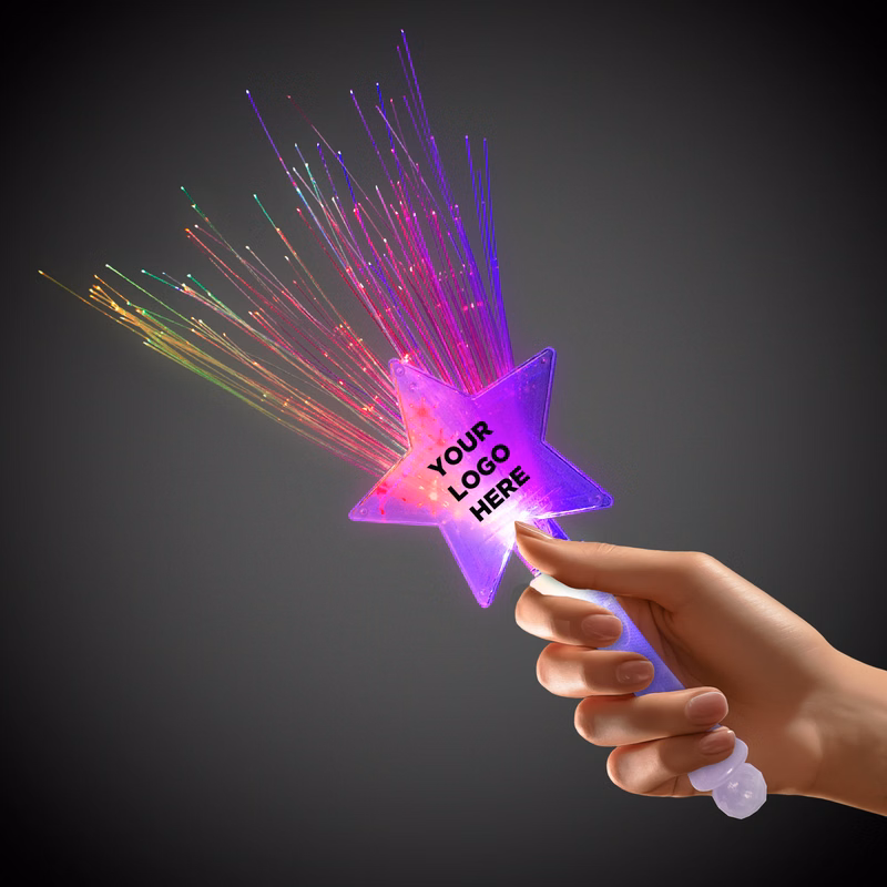 Fiber Optic LED Star Wand