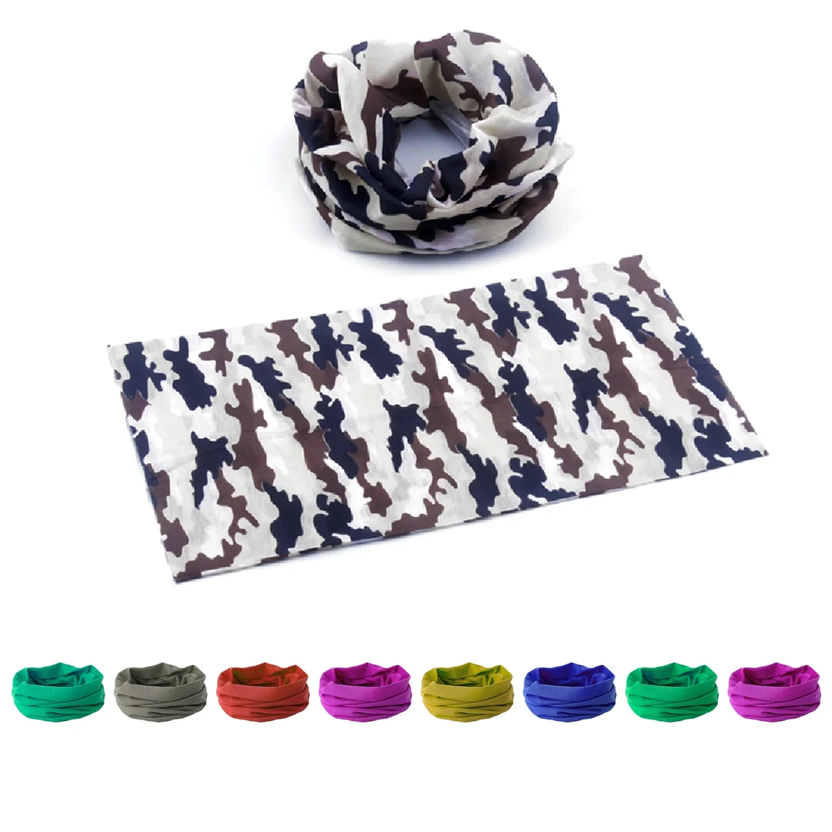 Custom Sublimated Scarf Face Bandana Mask 1