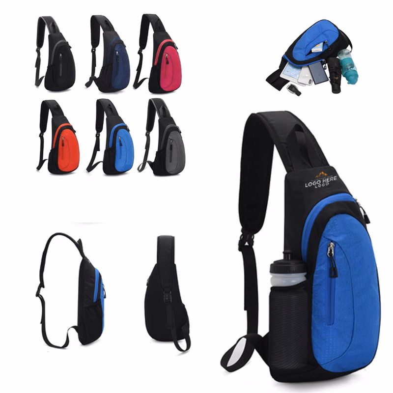 MOQ 500 Adjustable Nylon Chest Shoulder Bag