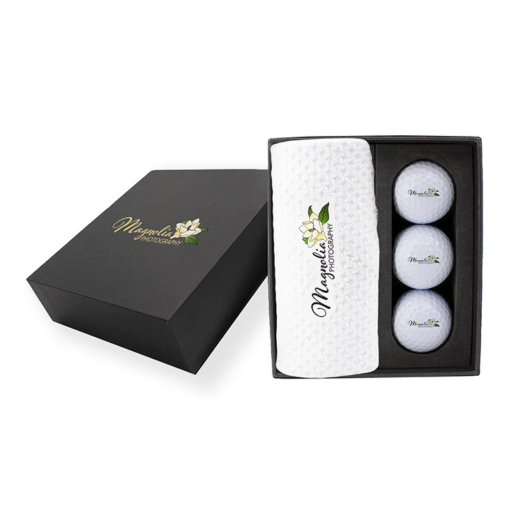 Dormie Towel & Golf Ball Mini Presentation Box 1