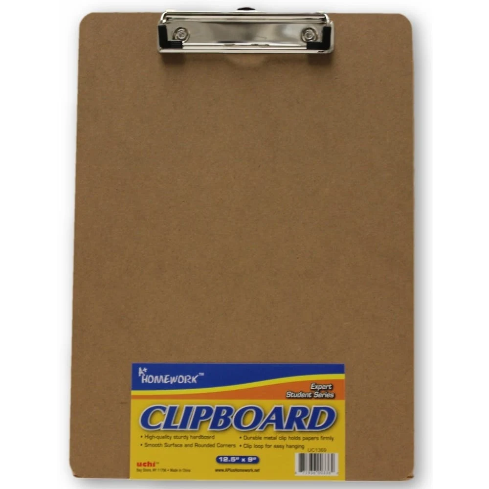 Clipboards - Hardboard Low Profile Clip 1