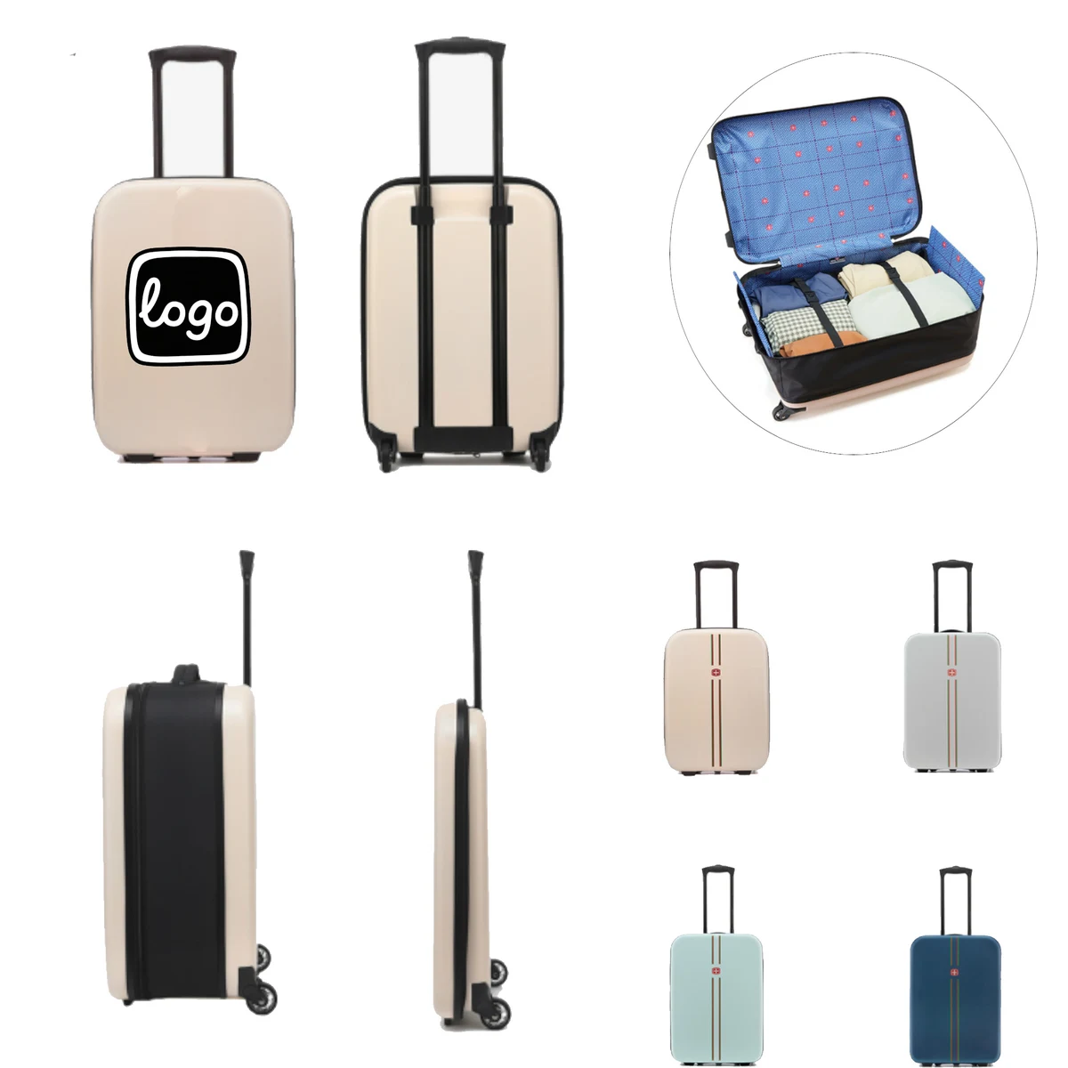 20" Suitcase Lightweight Foldable Carry-On 1
