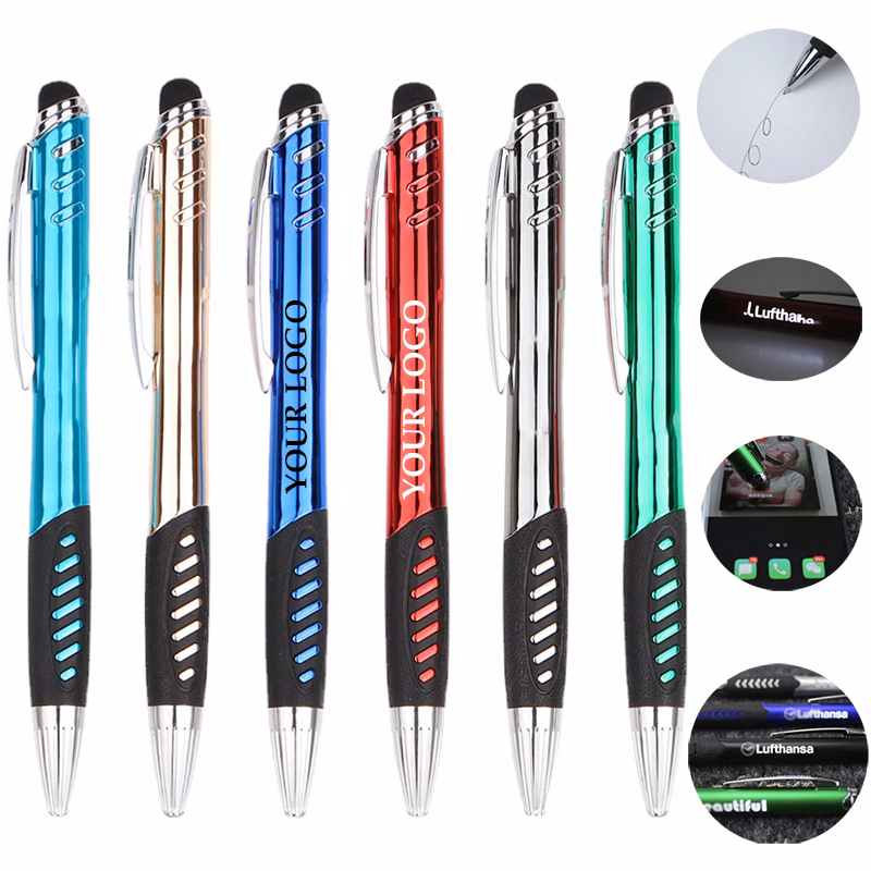 Led Light up logo Pen Promotion Ballpoint Pen