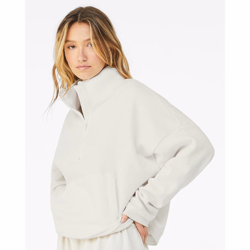 Women's Sponge Fleece Half Zip Pullover - 3953