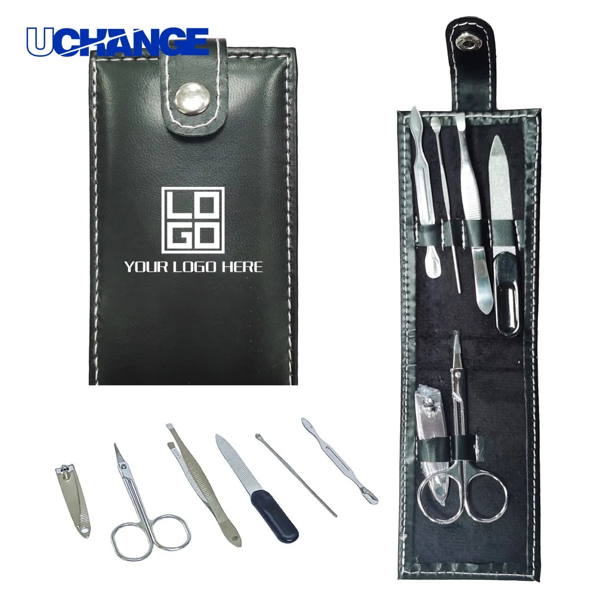 6 PCS Nail Clipper Set Folding Bag Style 1