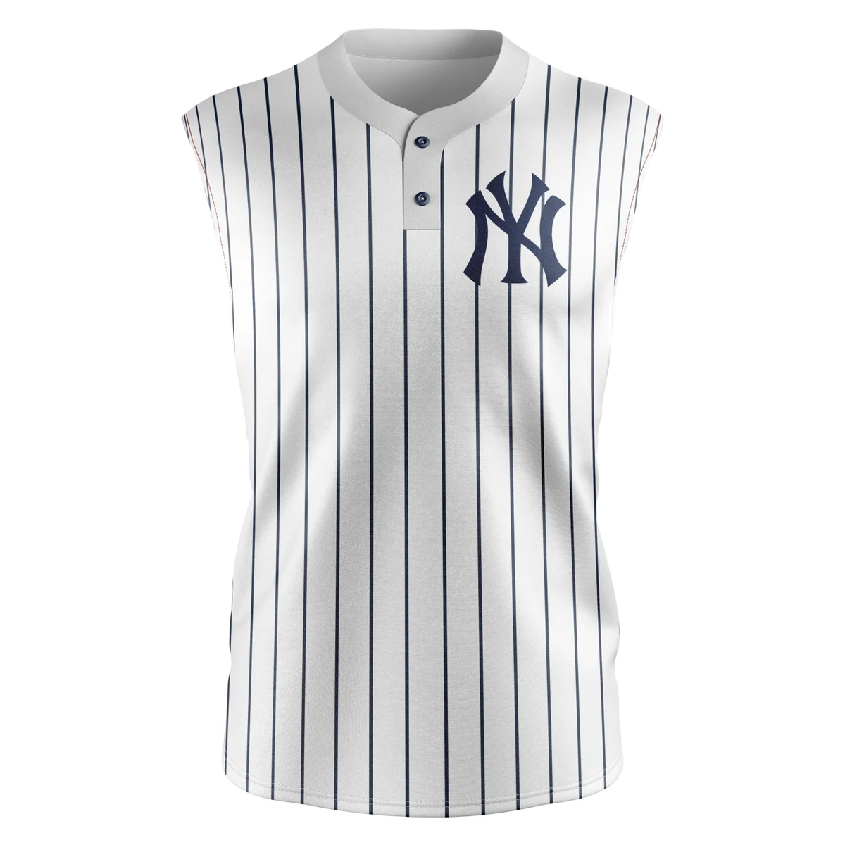 Kids' Premium Full Sublimation 2-Button Front Sleeveless Baseball Jersey 1