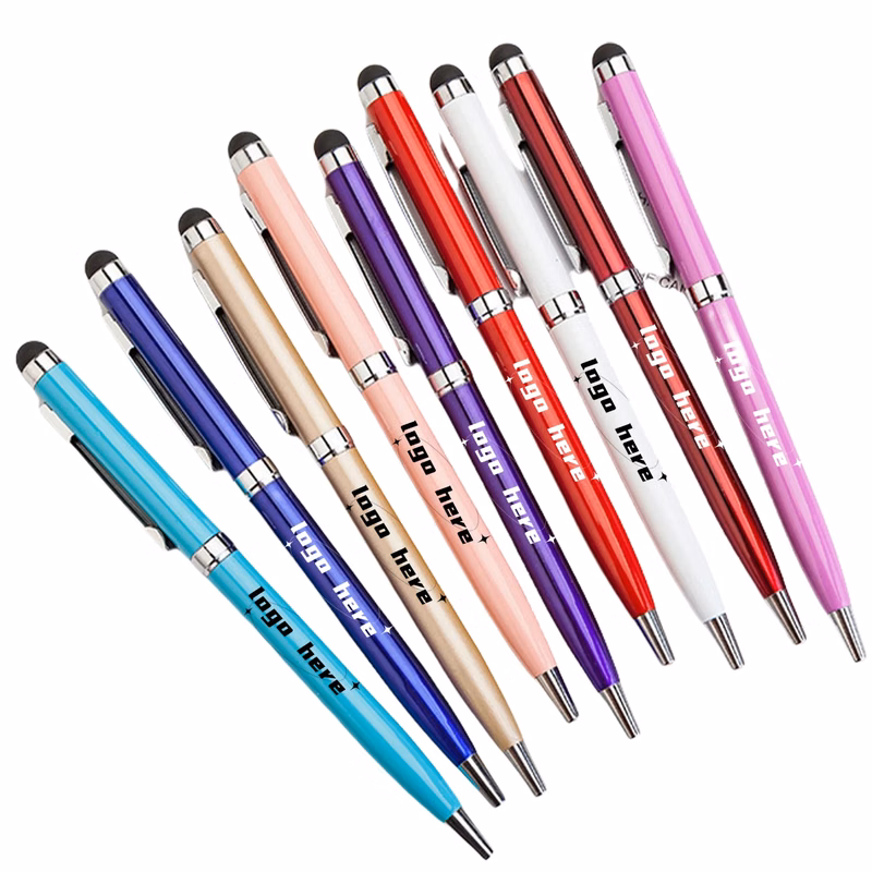 Metallic Slim Twister Stylus Pen