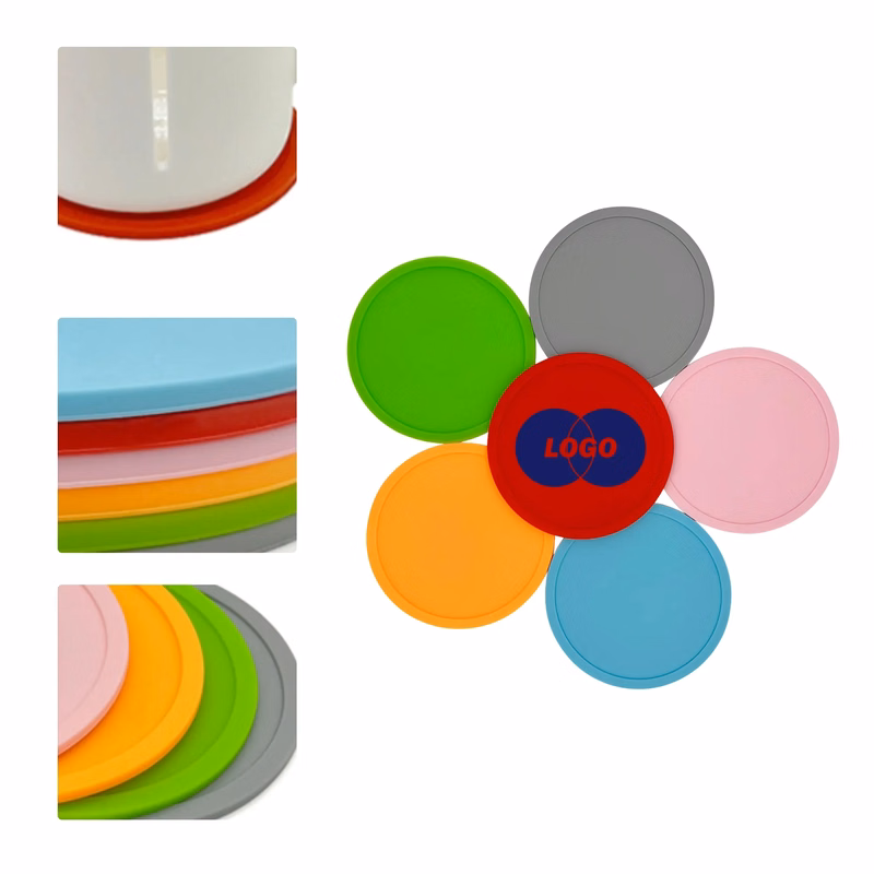 MOQ50 Silicone Waterproof Coaster