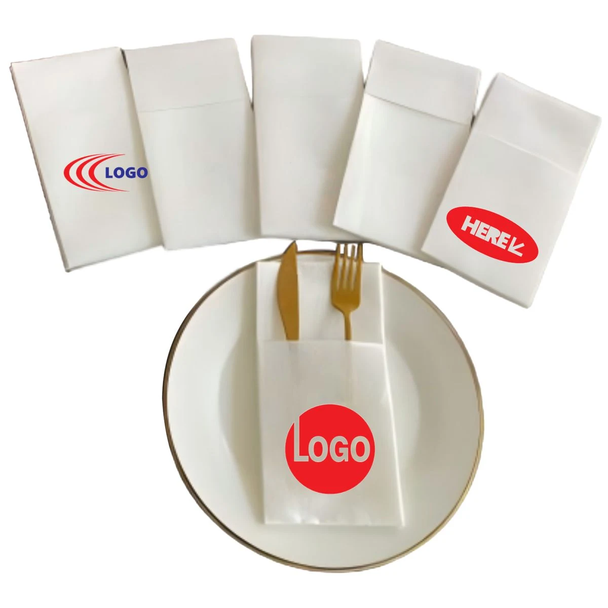 Premium Airlaid Linen-Like Napkin Pocket 1