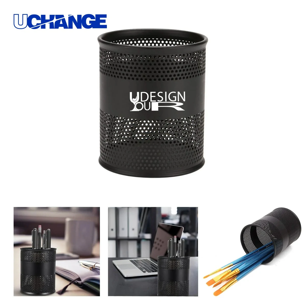 Metal Mesh Pen Holder for Office 1