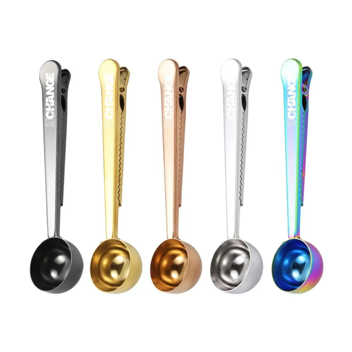 Stainless Steel Coffee Scoop With Bag Clip 1