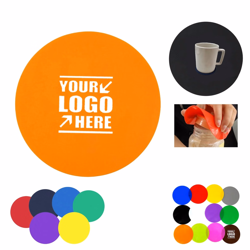 Silicone Round Jar Opener Coaster