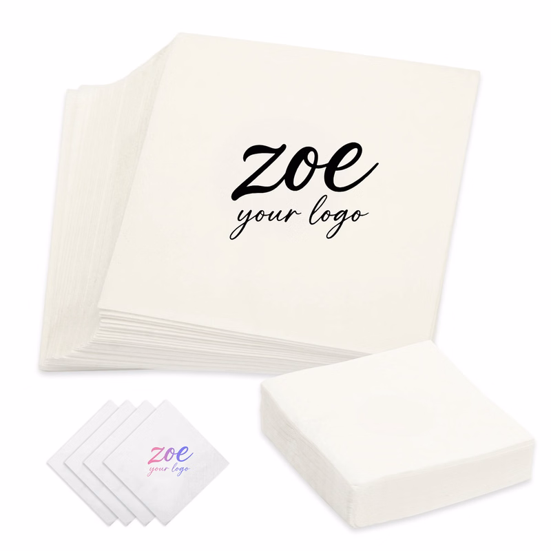 Personalized Cocktail Paper Napkin MOQ 500