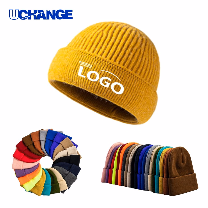 Customizable Knitted Beanie Hat