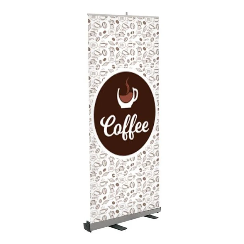 Coffee Pre Printed Roll Fx outdoor display Banner 33" x 80" - Design 1 1