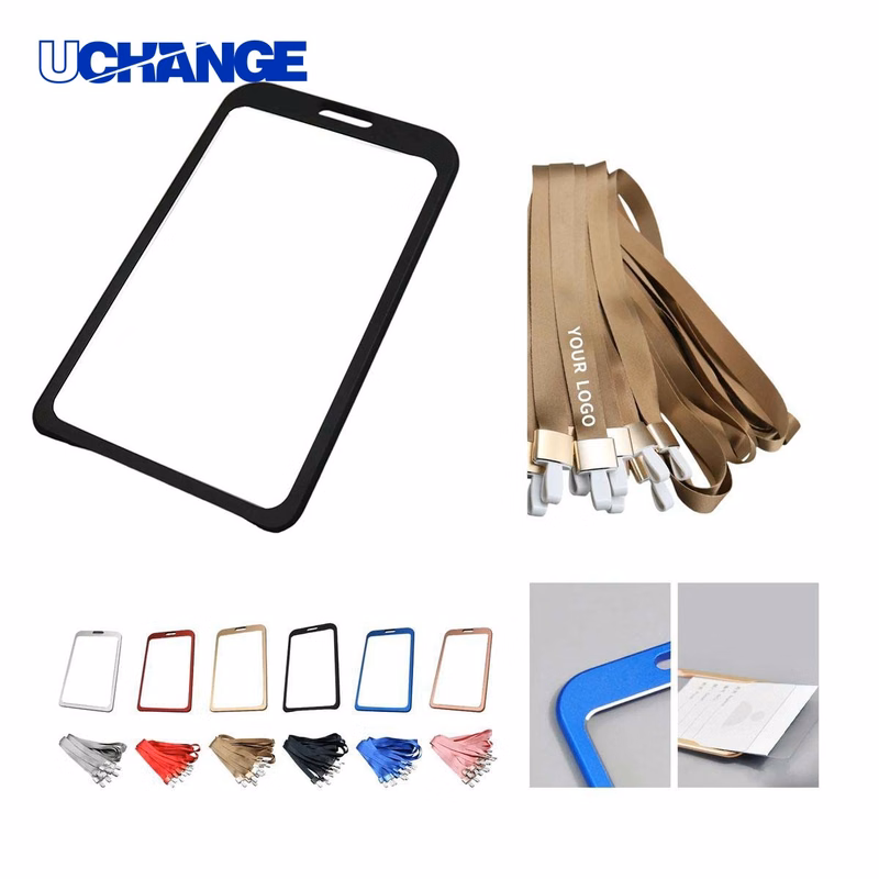 Metal ID Card Holder Case with Clip