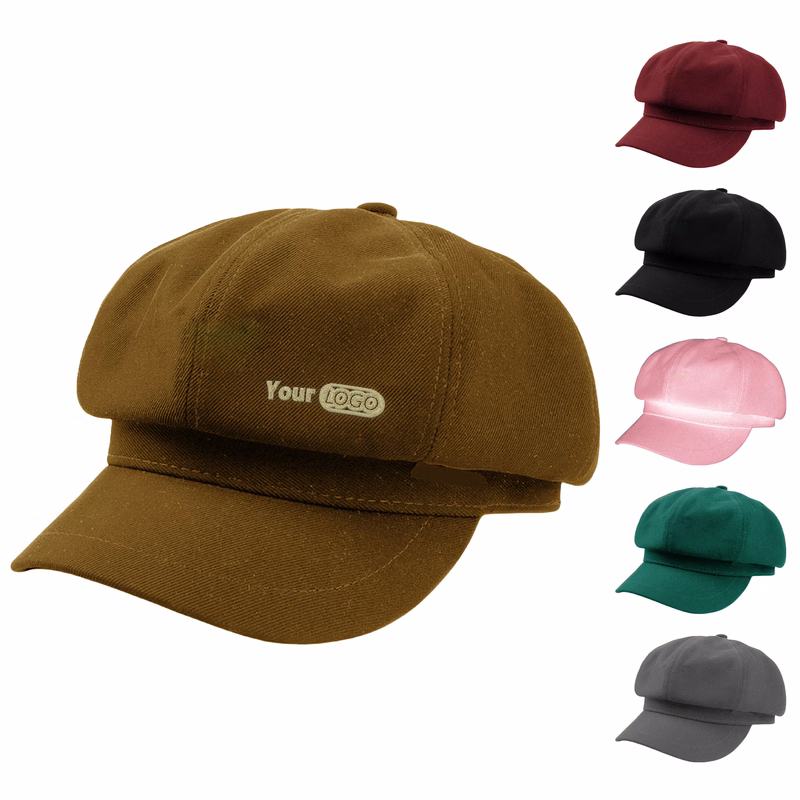 Cotton-Polyester Classic Newsboy Cap ?C Perfect For Any Season