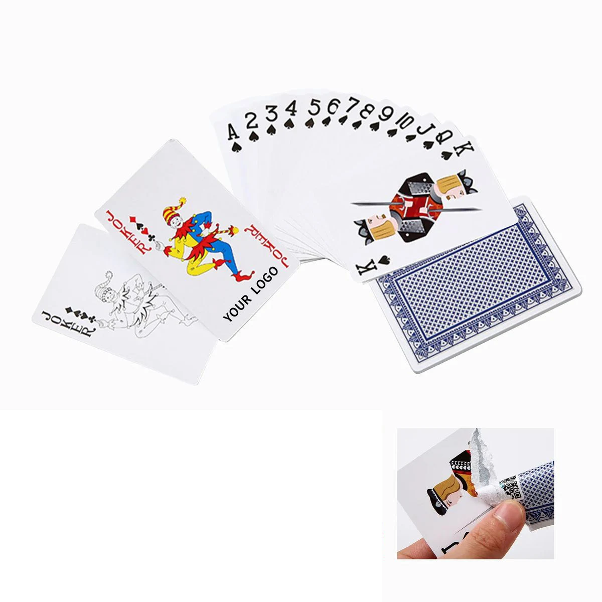 Customized 54 Card Set Paper Material 1
