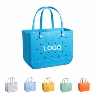 Washable Rubber Beach Tote (direct import)