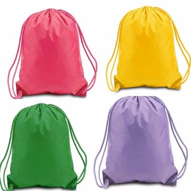 Neon Color Fantastic Medium Size Retail Quality Drawingstring Backpack