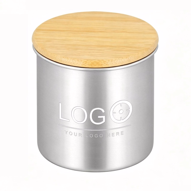 Food‑Grade 304 Stainless Steel Airtight Canister