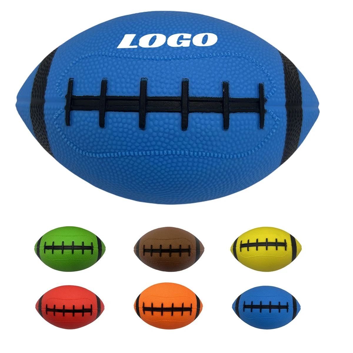 7 Inch PVC Inflatable Rugby Football 1