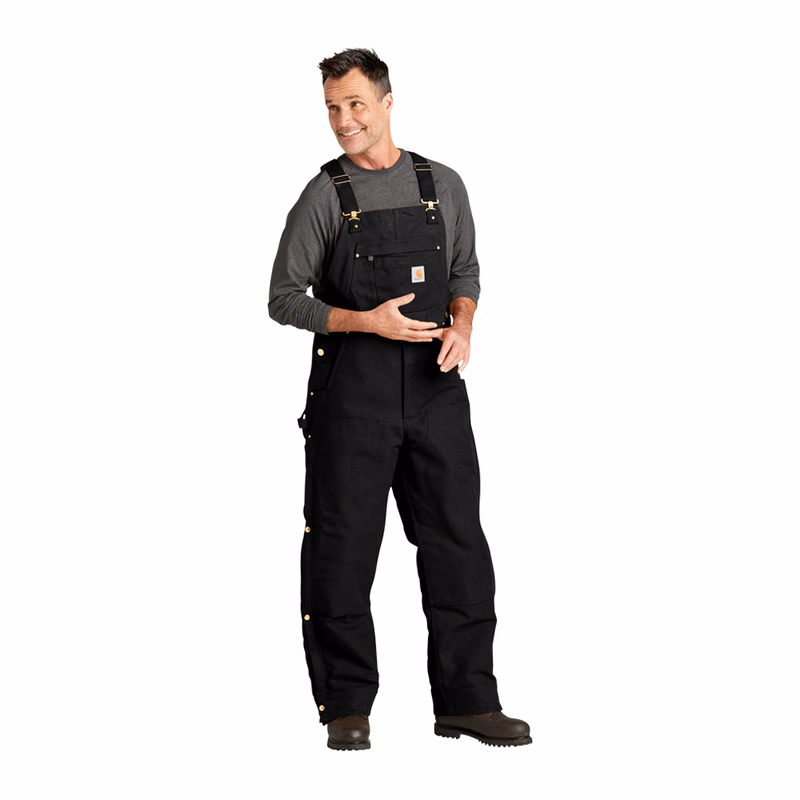 Carhartt(R) Tall Firm Duck Insulated Bib Overalls