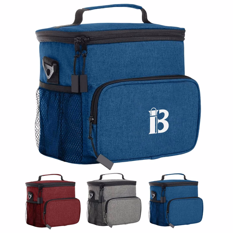 15L Oxford Insulated Cooler Bag w/ Handle for Outdoor Picnic