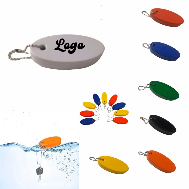 Ergonomic Oval PU Key Fob with Comfortable Grip
