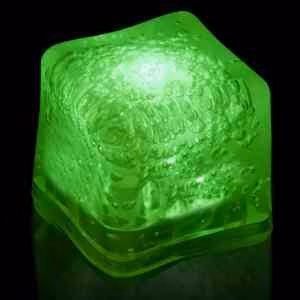 Green Light Up Premium LitedIce Brand Ice Cube(Blank)