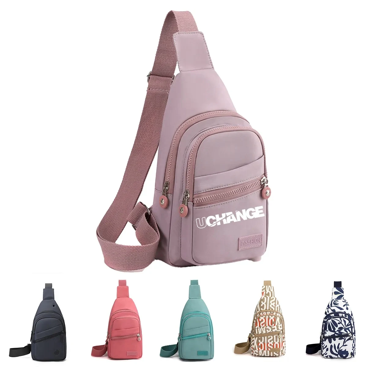 Large Capacity Splash Proof Waterproof Crossbody Sling Bag 1