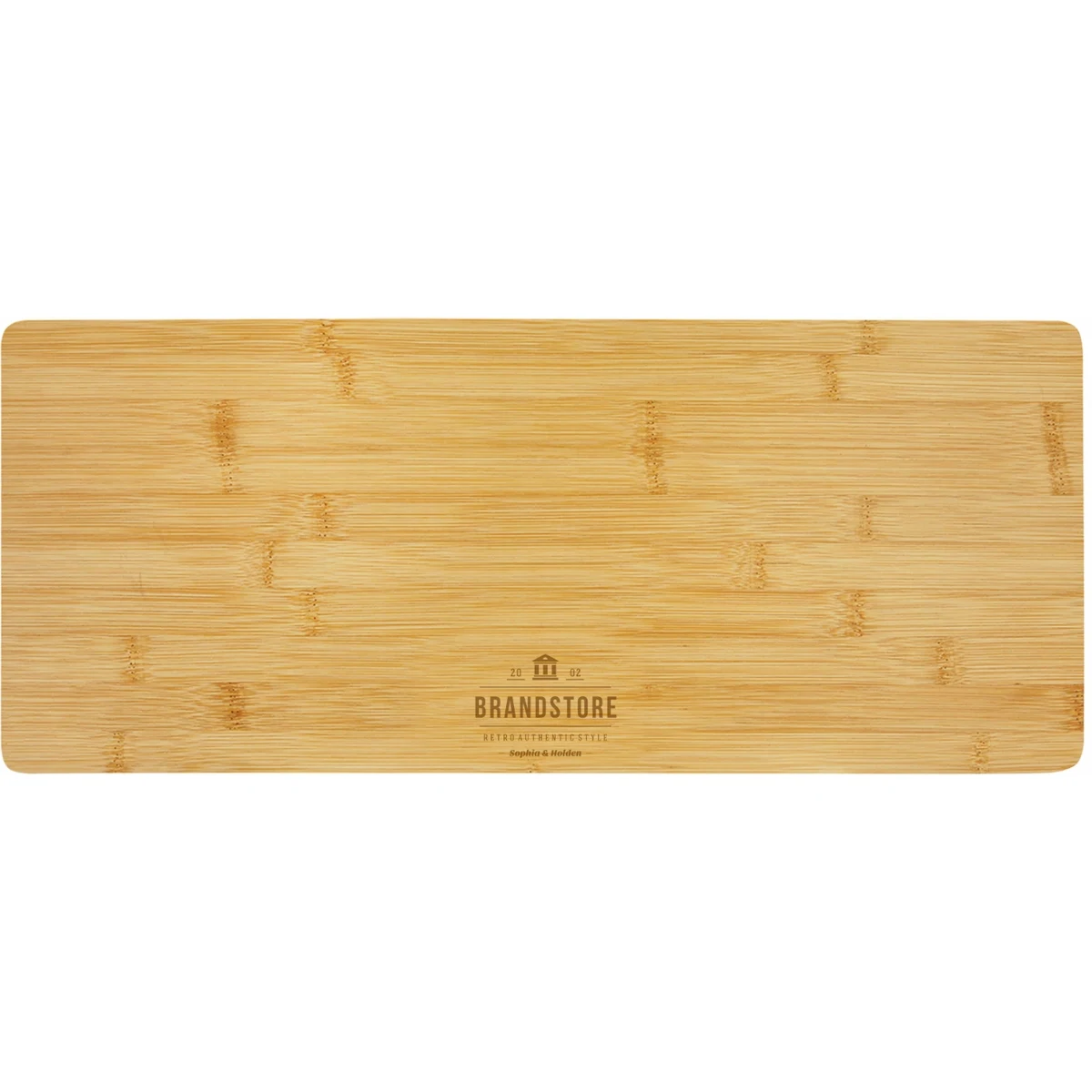 19 3/4" x 8" Bamboo Charcuterie Board/Cutting Board 1