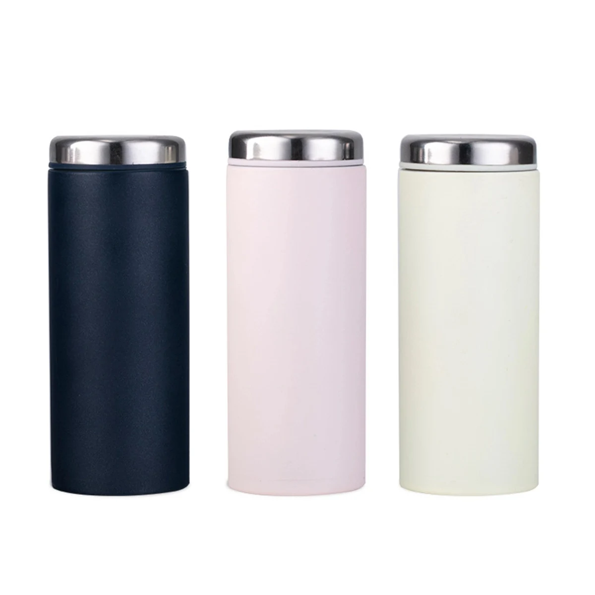 7 Oz. Double Wall Stainless Steel Vacuum Cup with Lid 1