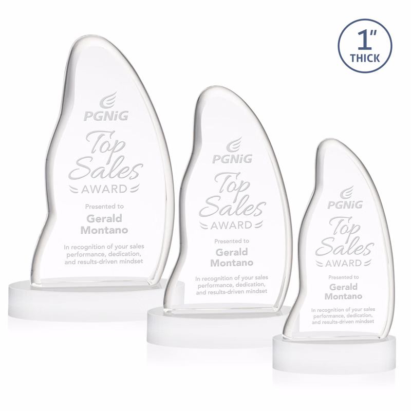 Beauford Award on Base - White