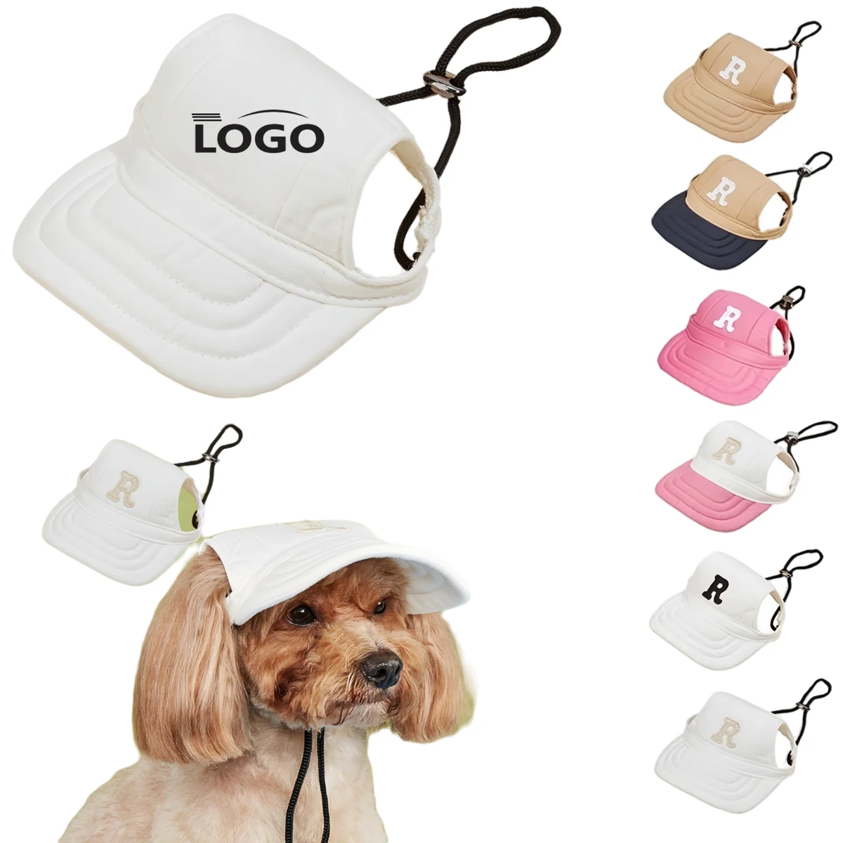 Outdoor Canvas Sunshade Dog Hat 1