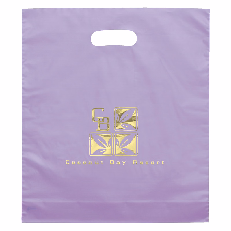 Rose™- Frosted Brite Die Cut Handle - Foil Print