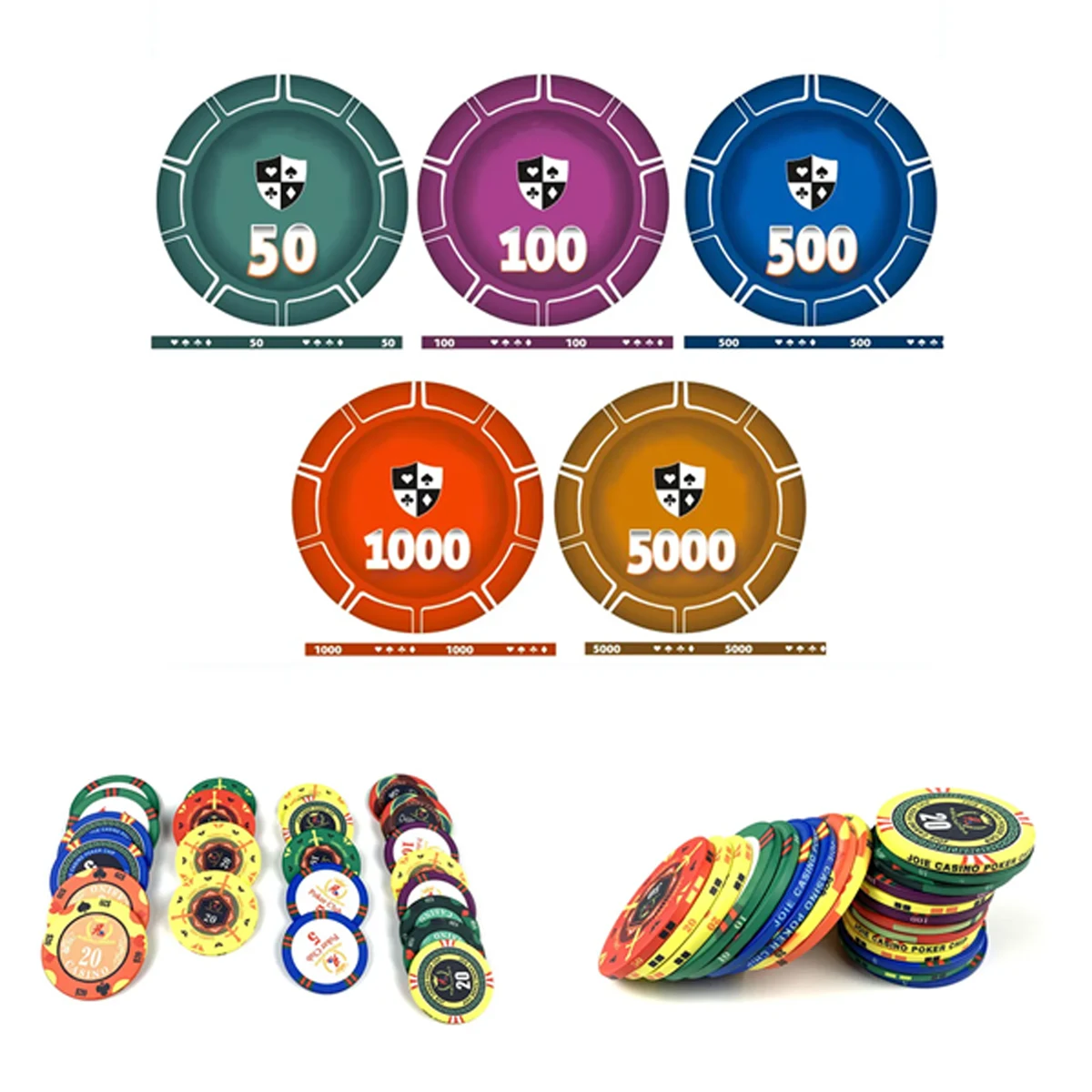 Ceramic Poker Chip 1
