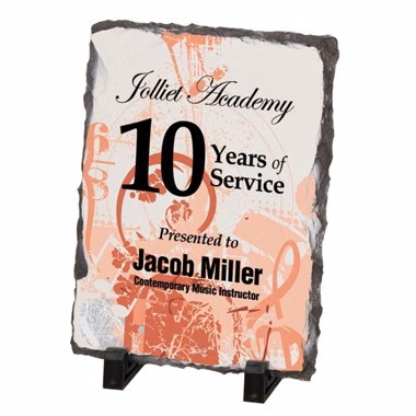 Full Color Matte Rectangular Stone Frame (5.5" x 7.5")