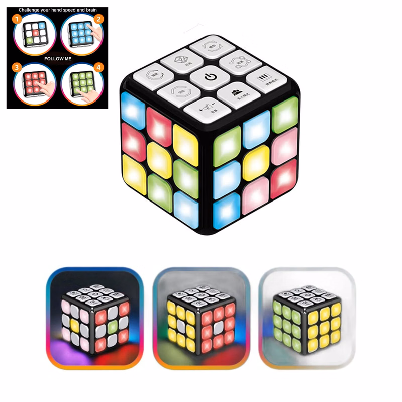 Unique Flashing Memory Cube Game