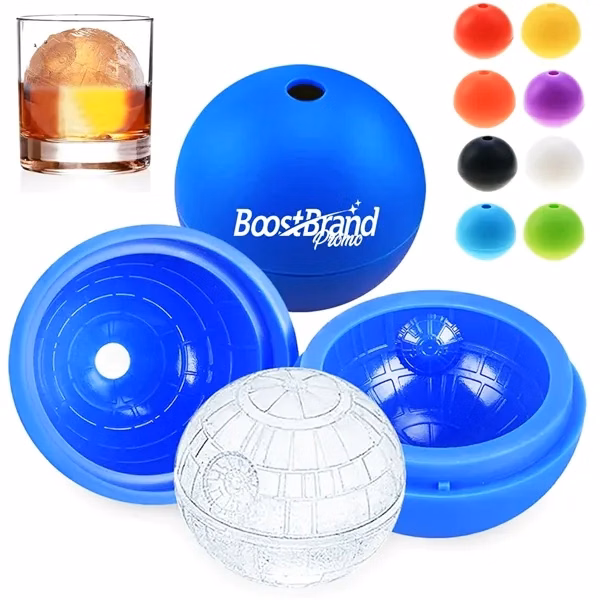 Custom Silicone Ice Ball Mold for Premium Cocktails — Slow-Melting Barware Accessory