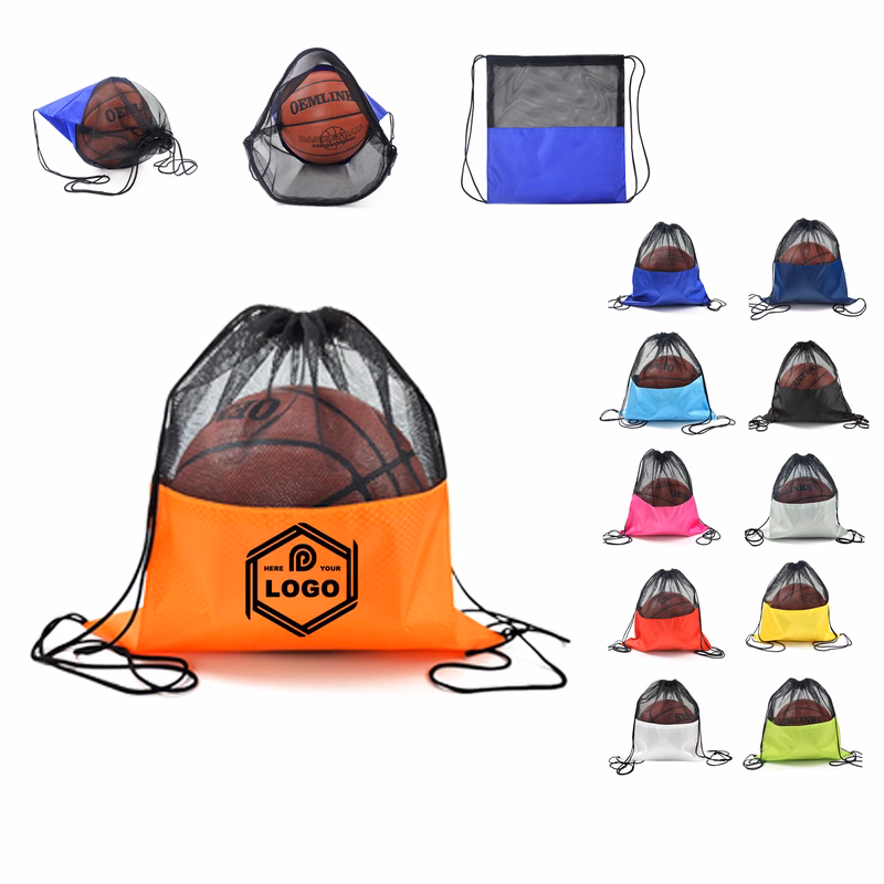 Mesh Drawstring Backpack