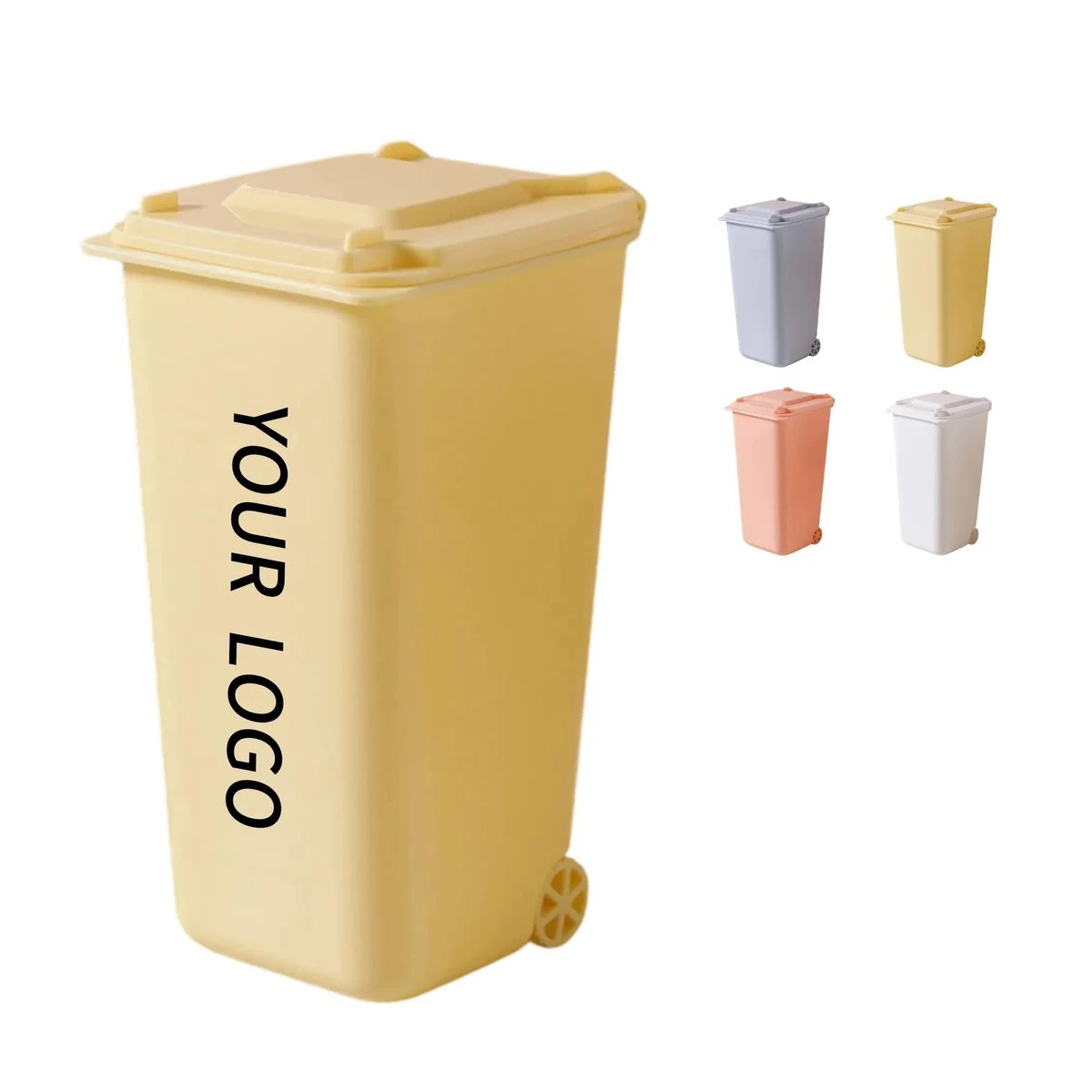 Miniature Trash Can Pen Holder for Office 1