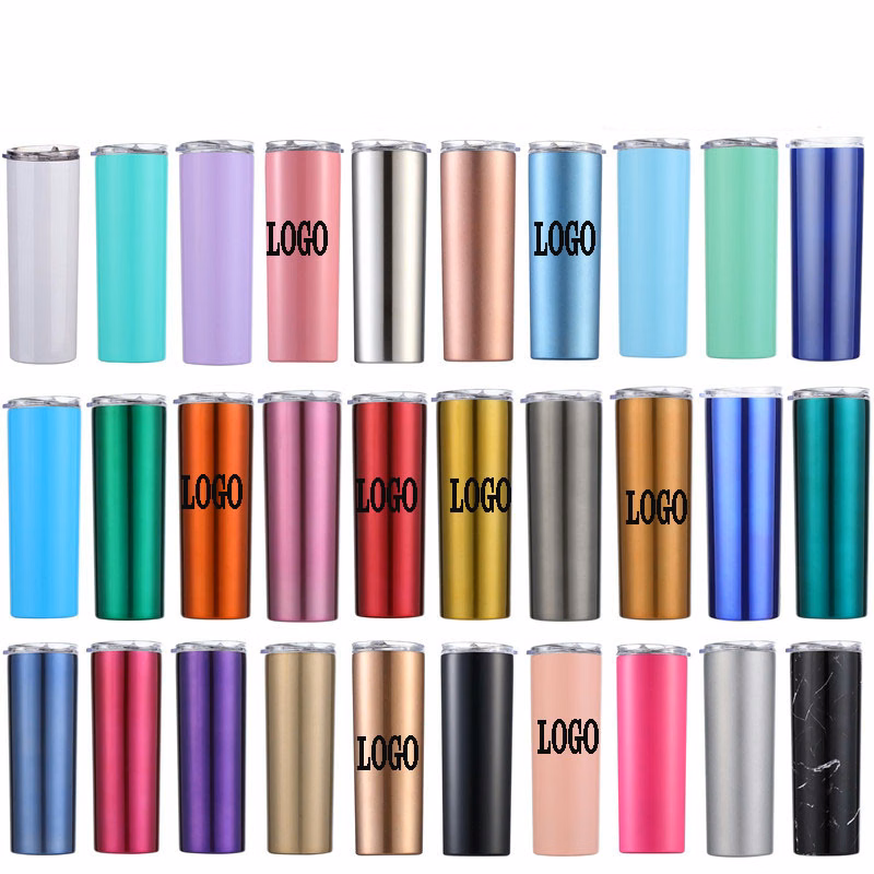 Double Wall Vacuum Stainless Steel Travel Tumbler w/ Lid ---- 20oz