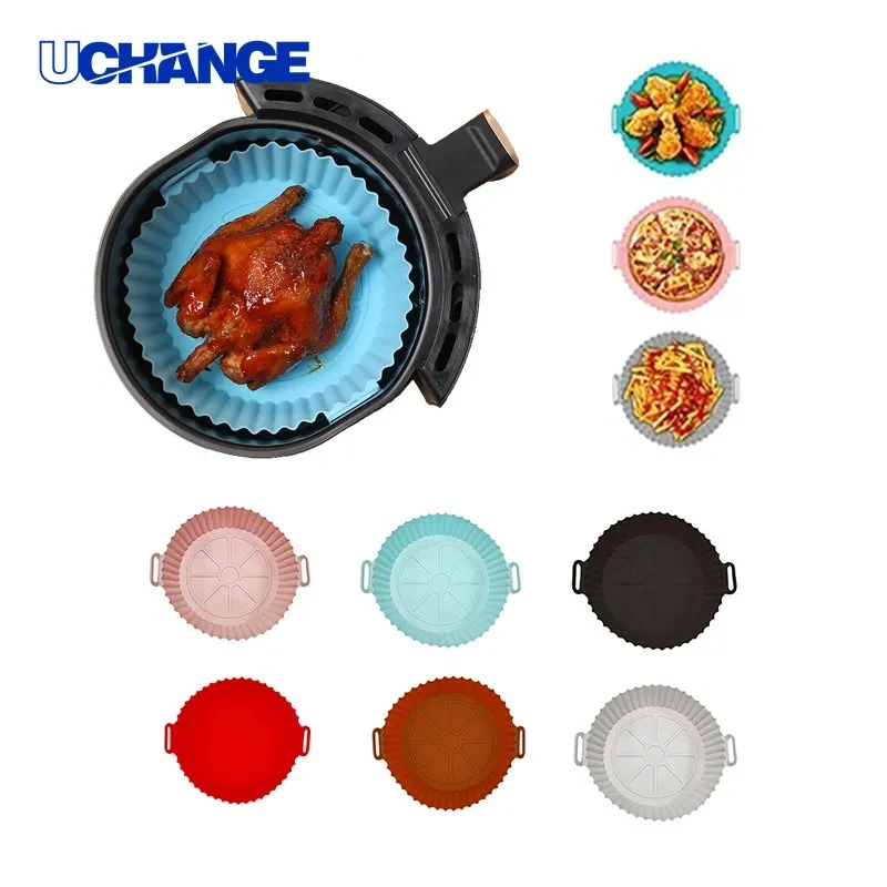 Eight Inch Air Fryer Silicone Liners Pot for Cooking 1